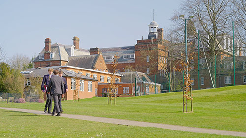 Video production still from Epsom College