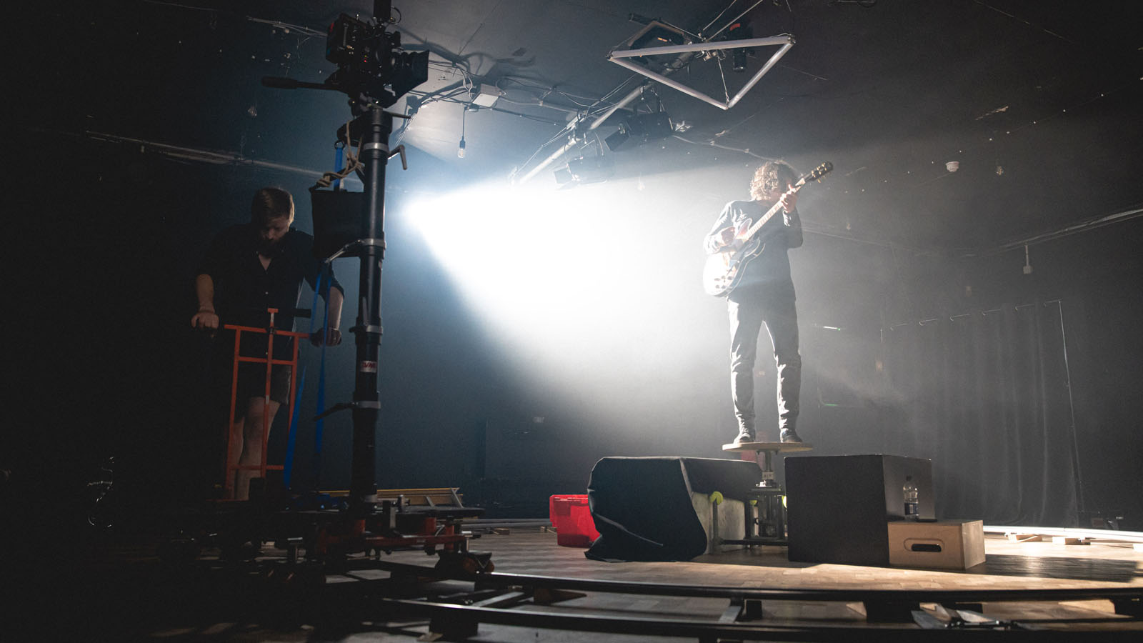 Video production still from Gavin Thorpe