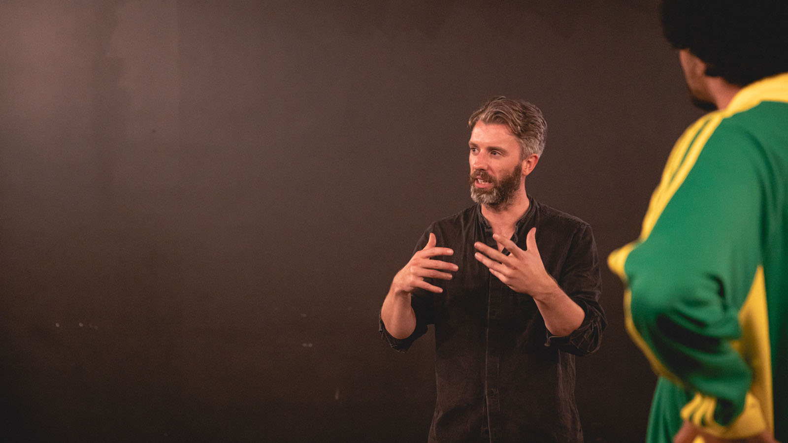 Video production still from Gavin Thorpe