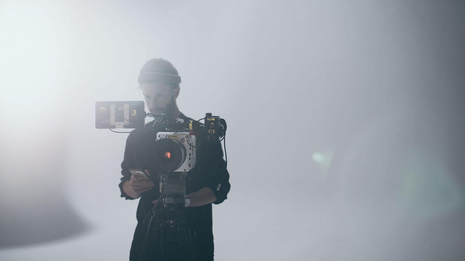 Video production still from IDLES