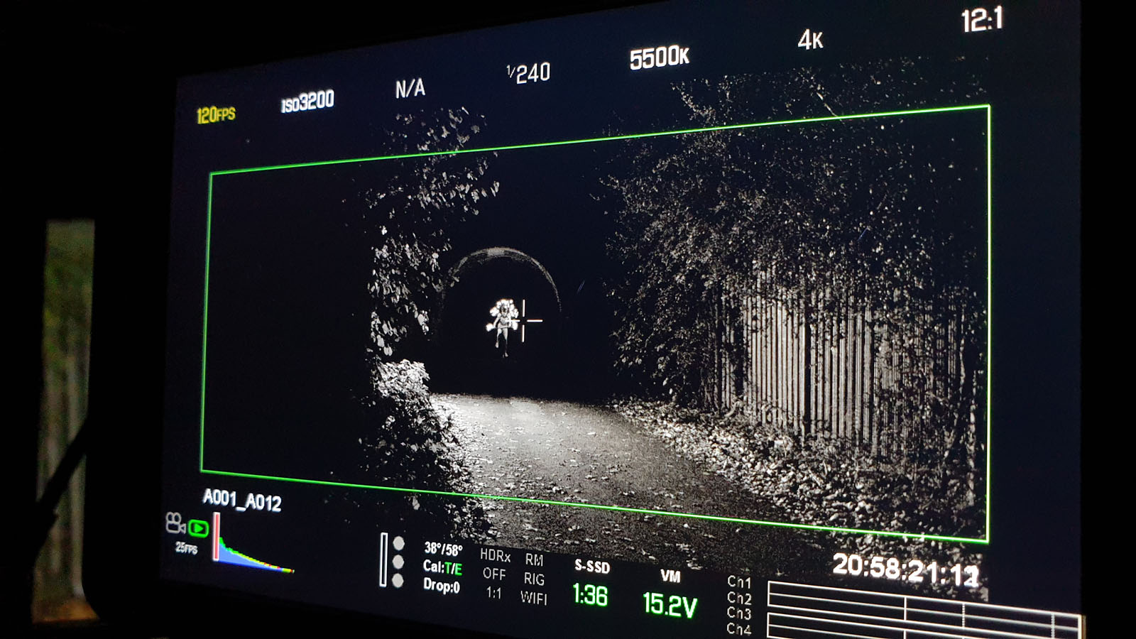 Video production still from IDLES