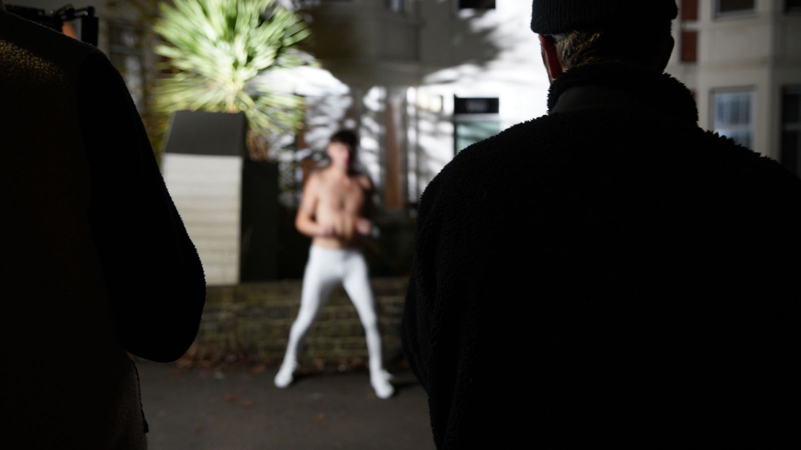 Video production still from IDLES