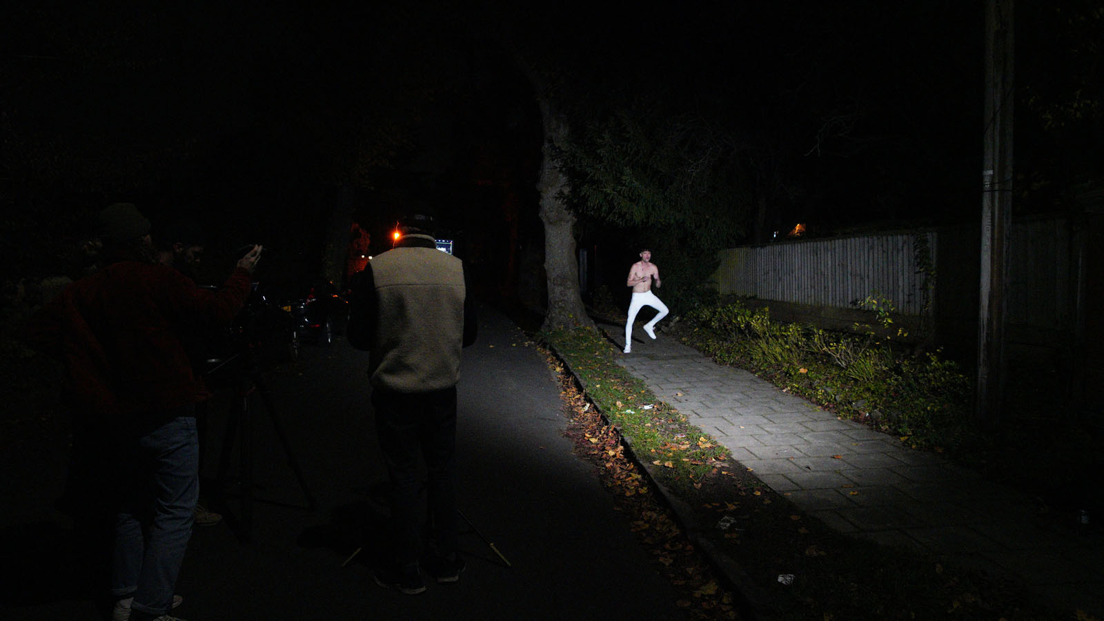 Video production still from IDLES