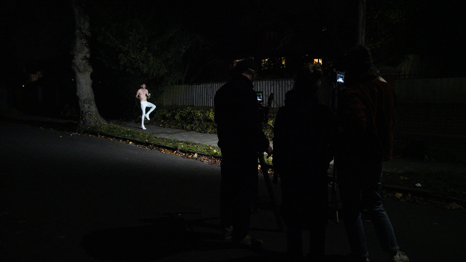 Video production still from IDLES