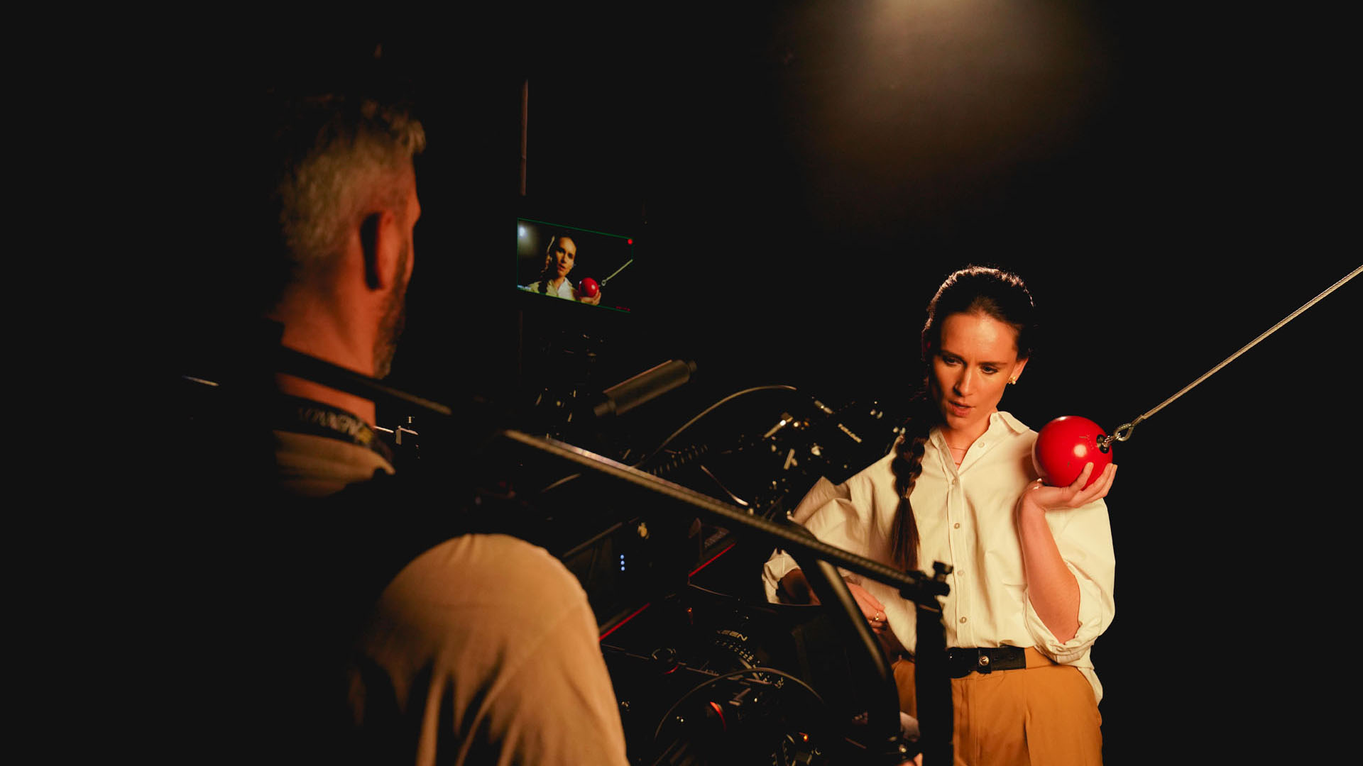 Video production still from Jisc
