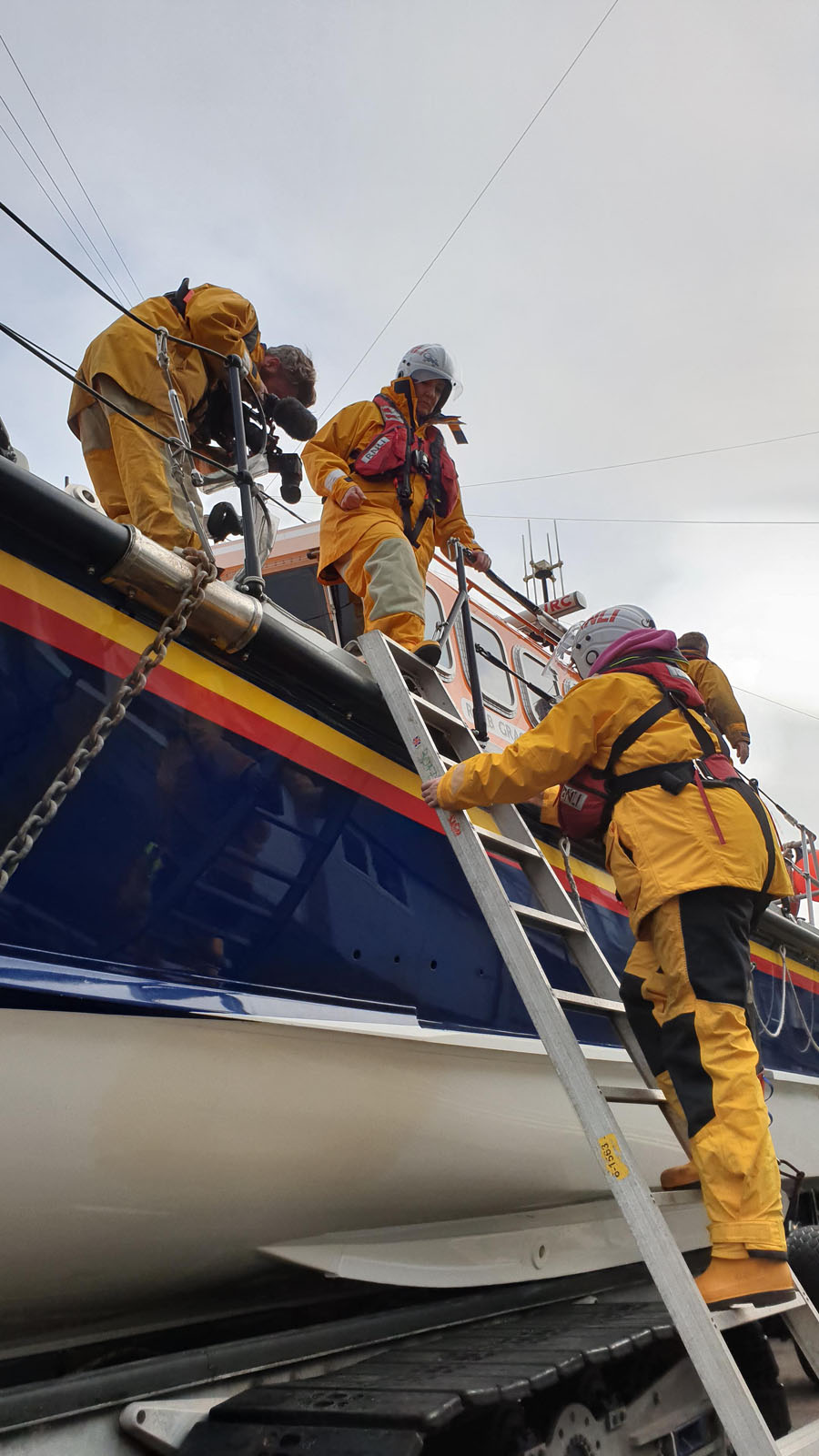 Video production still from RNLI