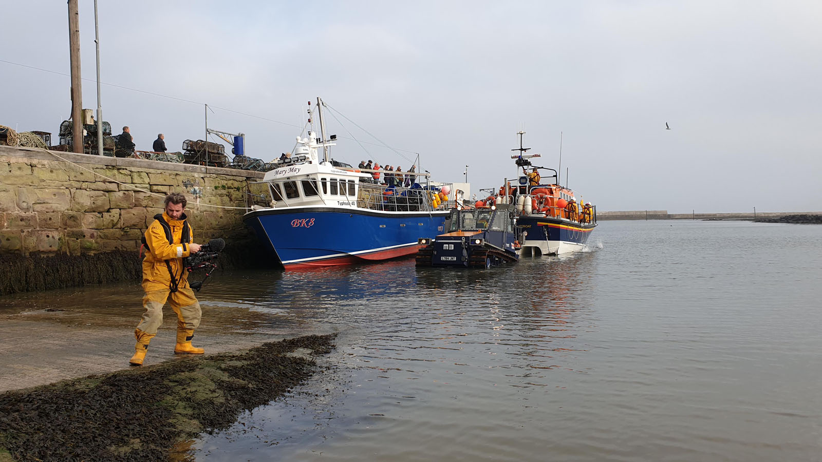 Video production still from RNLI