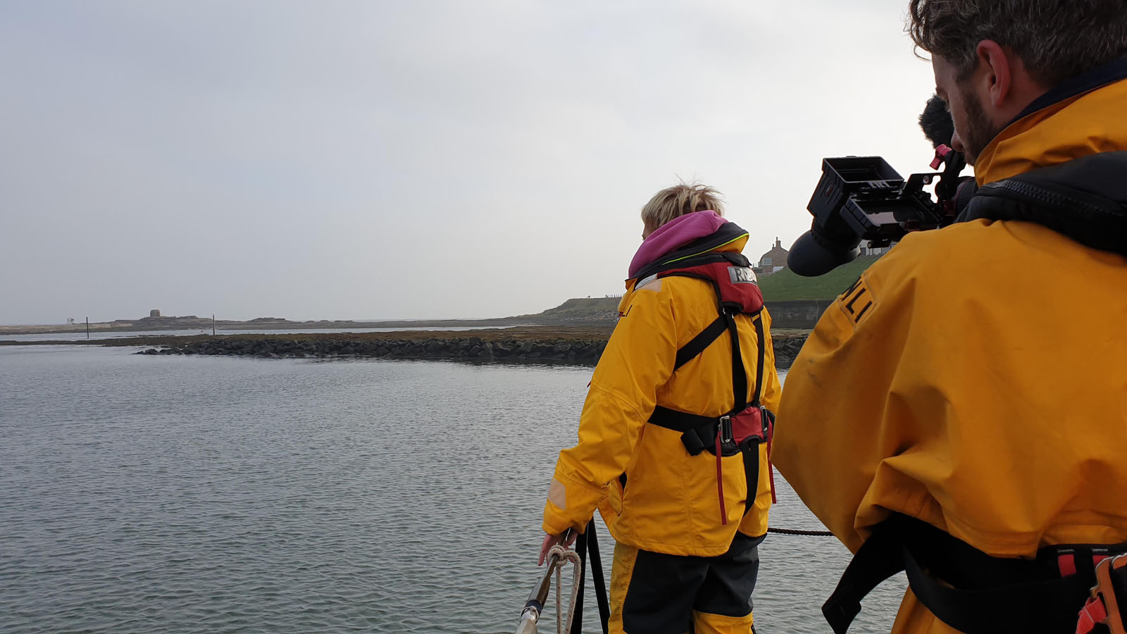 Video production still from RNLI