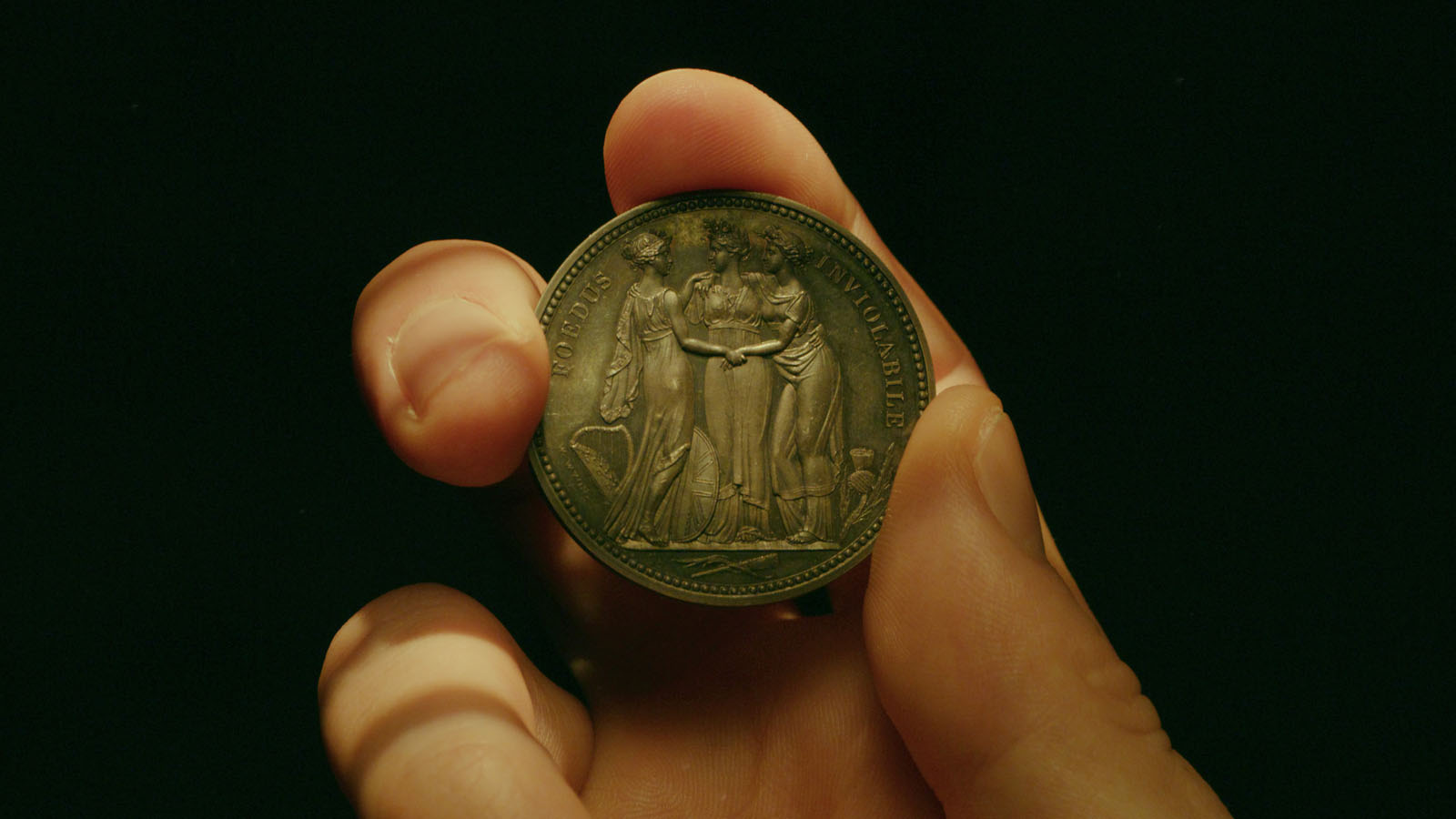 Video production still from The Royal Mint