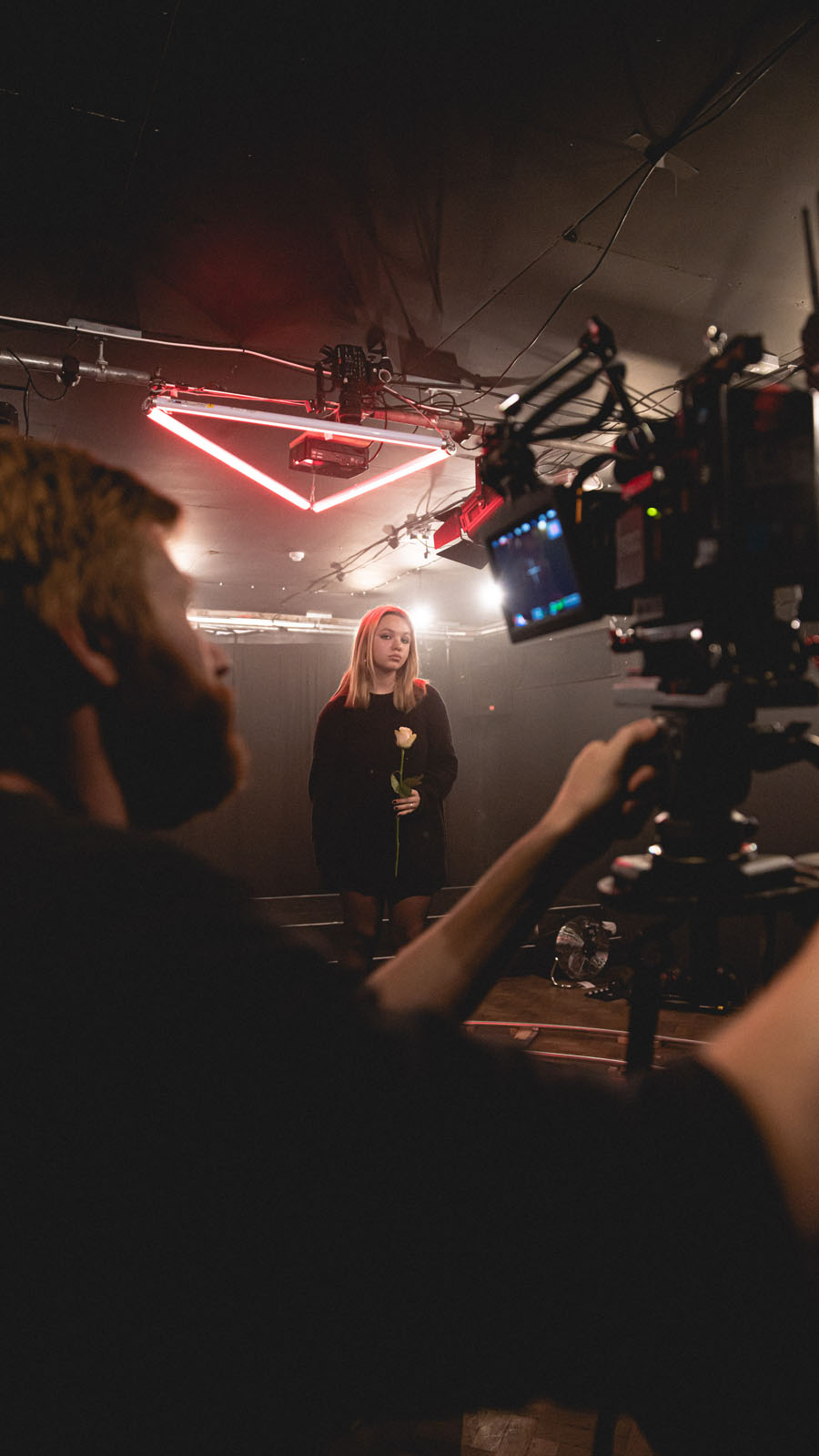 Music video production still from Gavin Thorpe