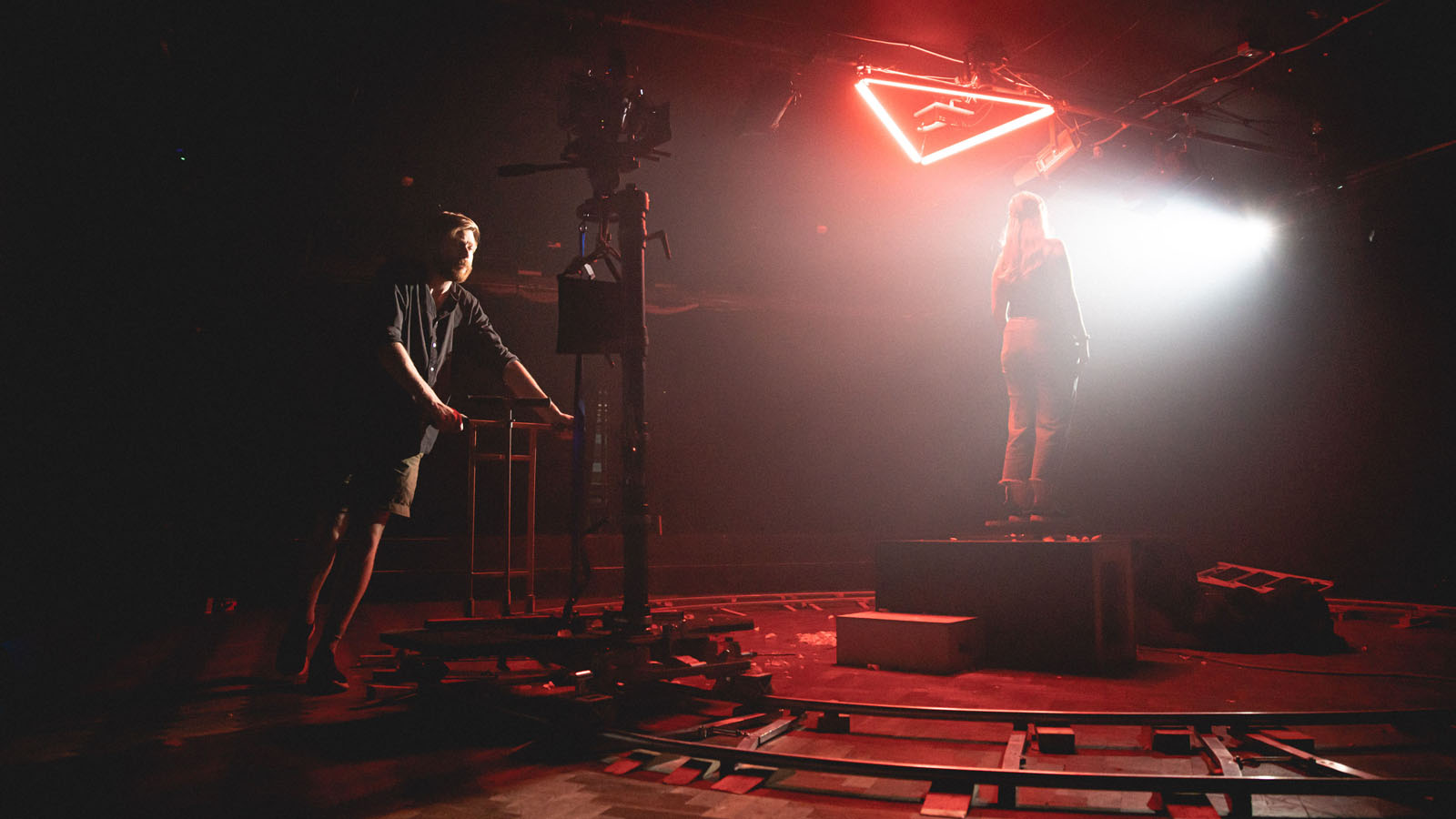 Music video production still from Gavin Thorpe